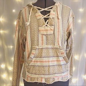 Billabong Boho Lace up Sweatshirt